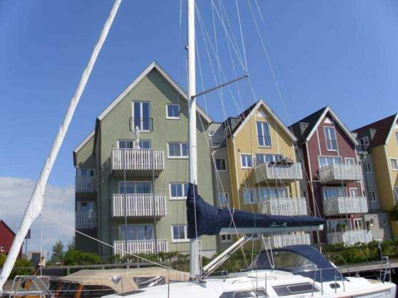 Ferienwohnung Marina Am Ryck Greifswald Exteriör bild
