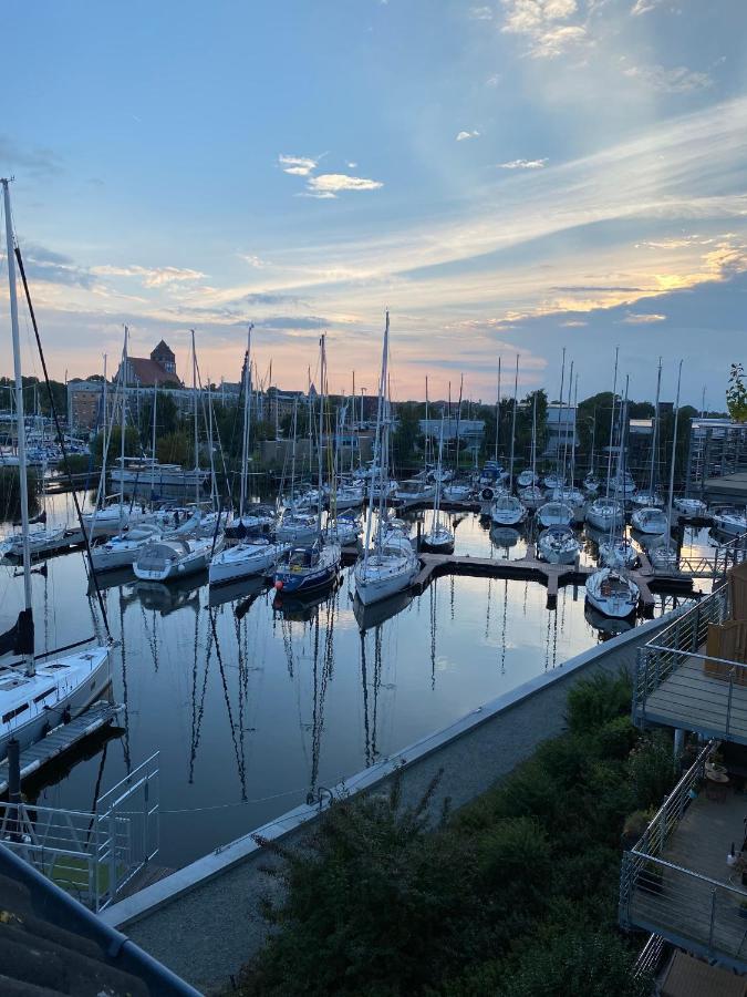 Ferienwohnung Marina Am Ryck Greifswald Exteriör bild